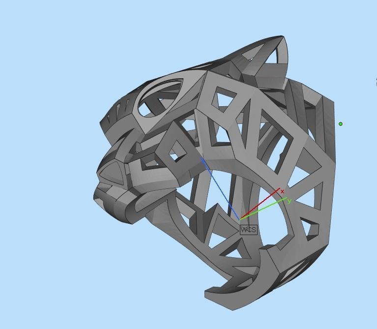 jewelry ring with stones 3D print model_35