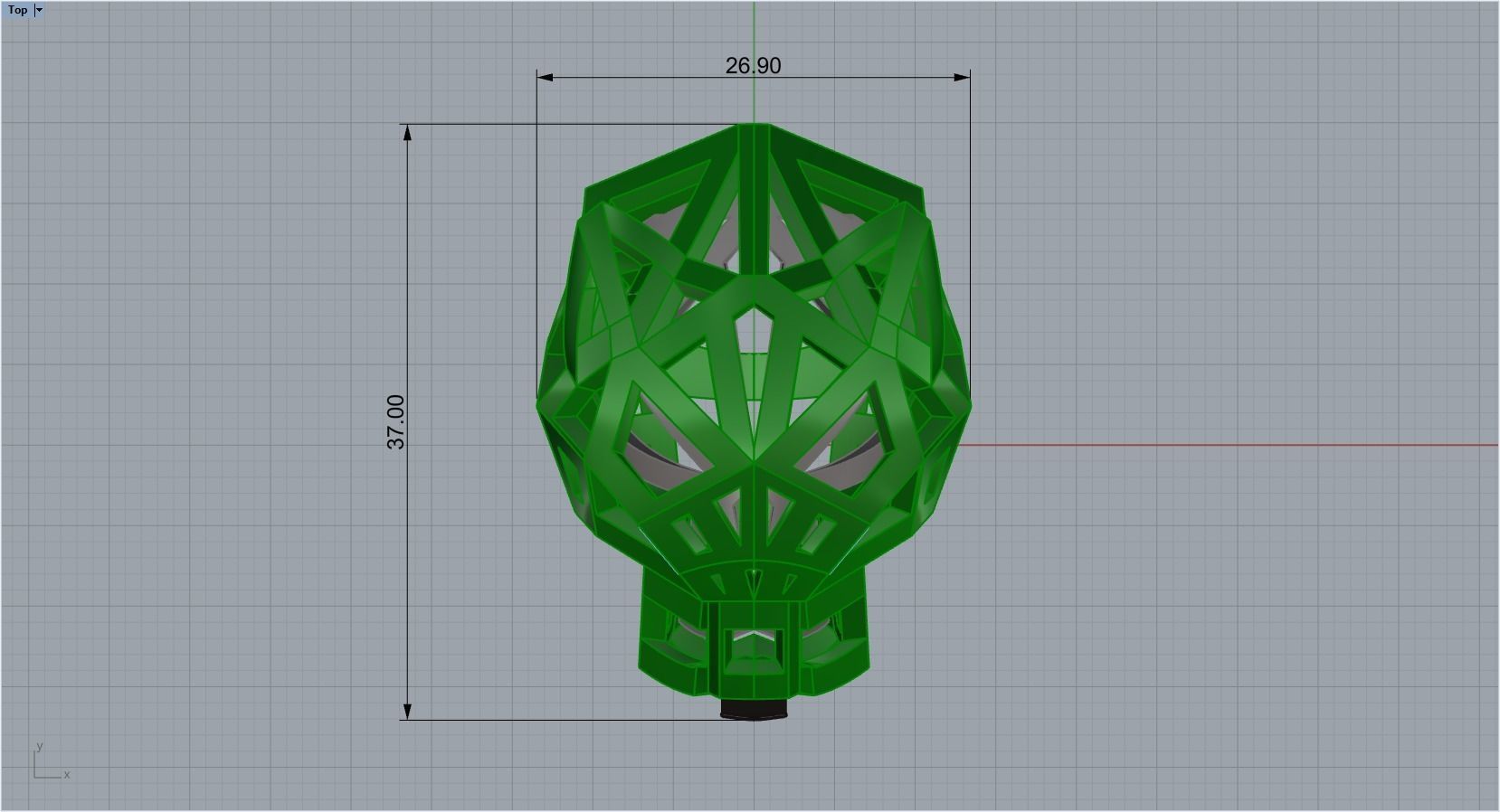 jewelry ring with stones 3D print model_1