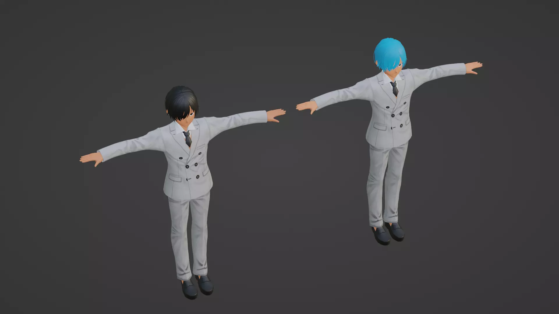 Jungkook - V - BTS Low-poly 3D model_0