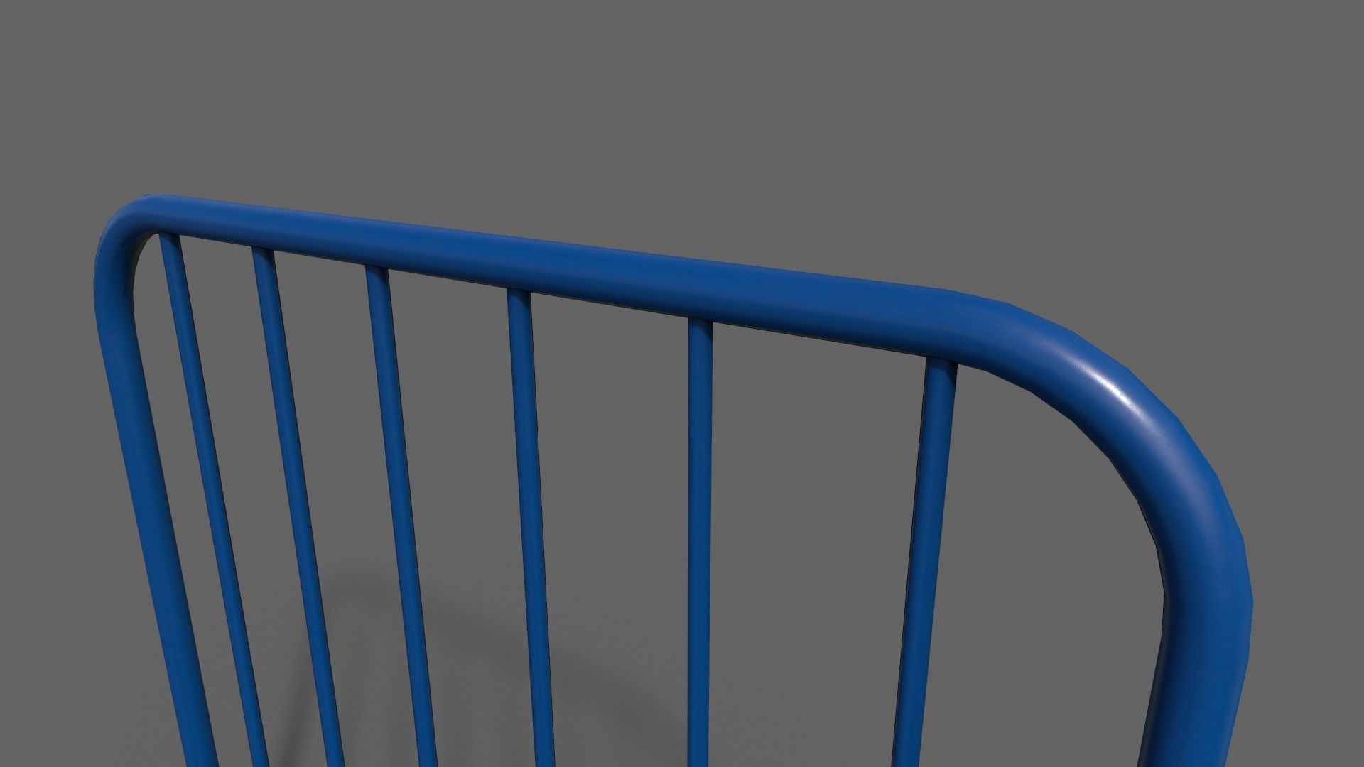 PBR Pedestrian Guard Rail V2-Clean-Rusty Low-poly 3D model_15