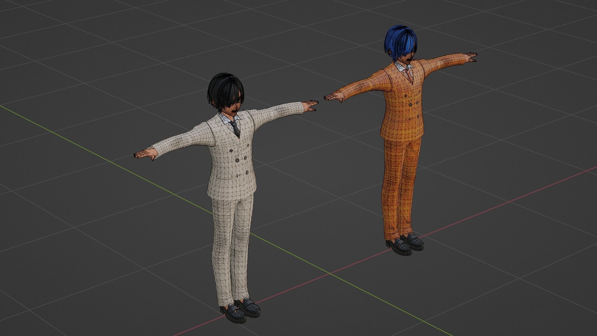 Kim Seok-Jin - RM - BTS Low-poly 3D model_6