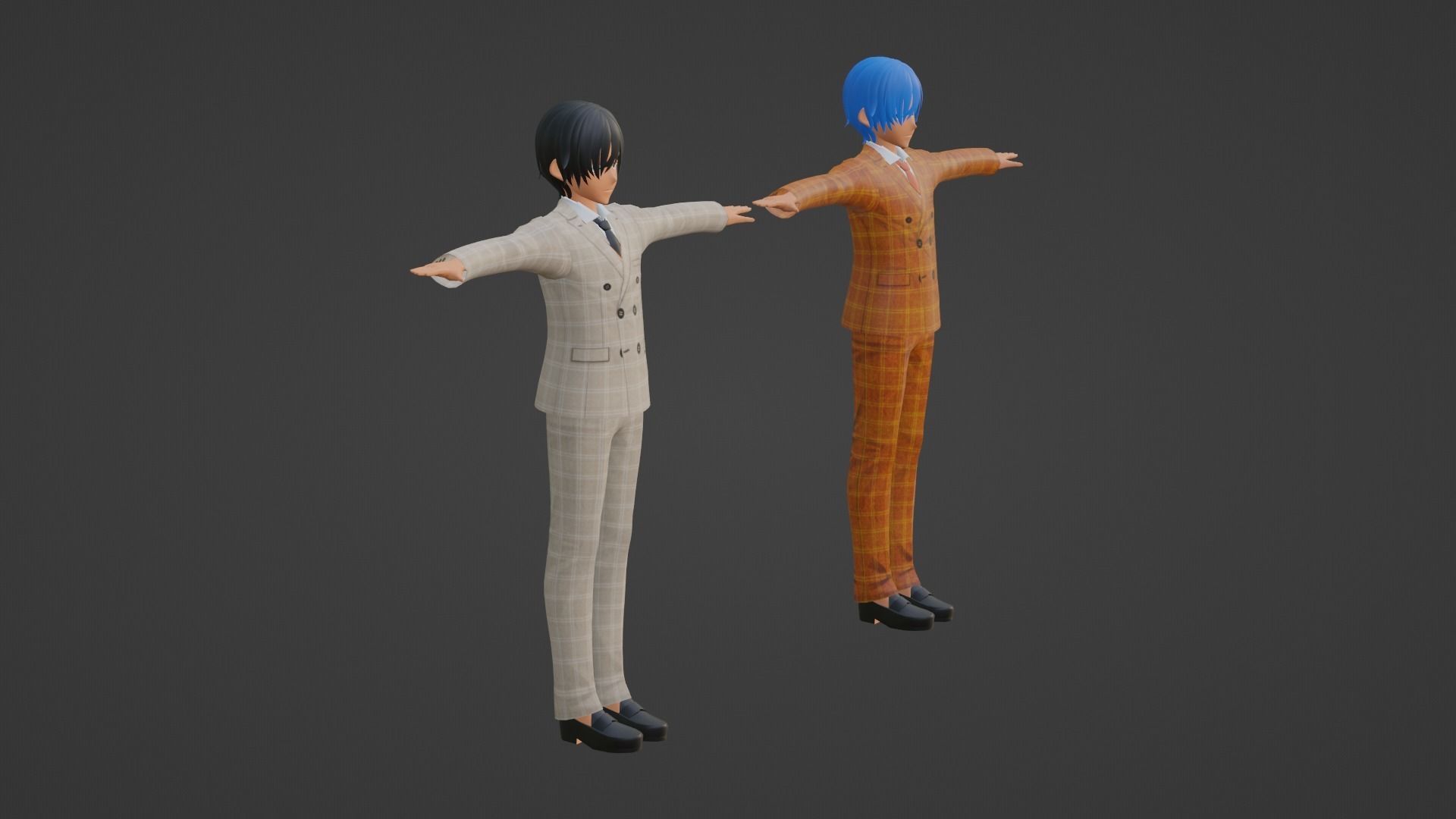 Kim Seok-Jin - RM - BTS Low-poly 3D model_4