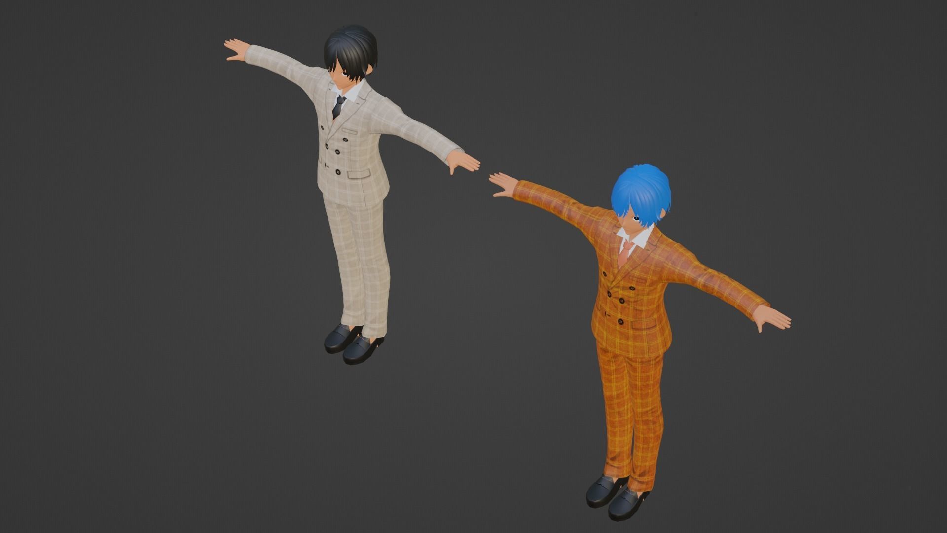 Kim Seok-Jin - RM - BTS Low-poly 3D model_2