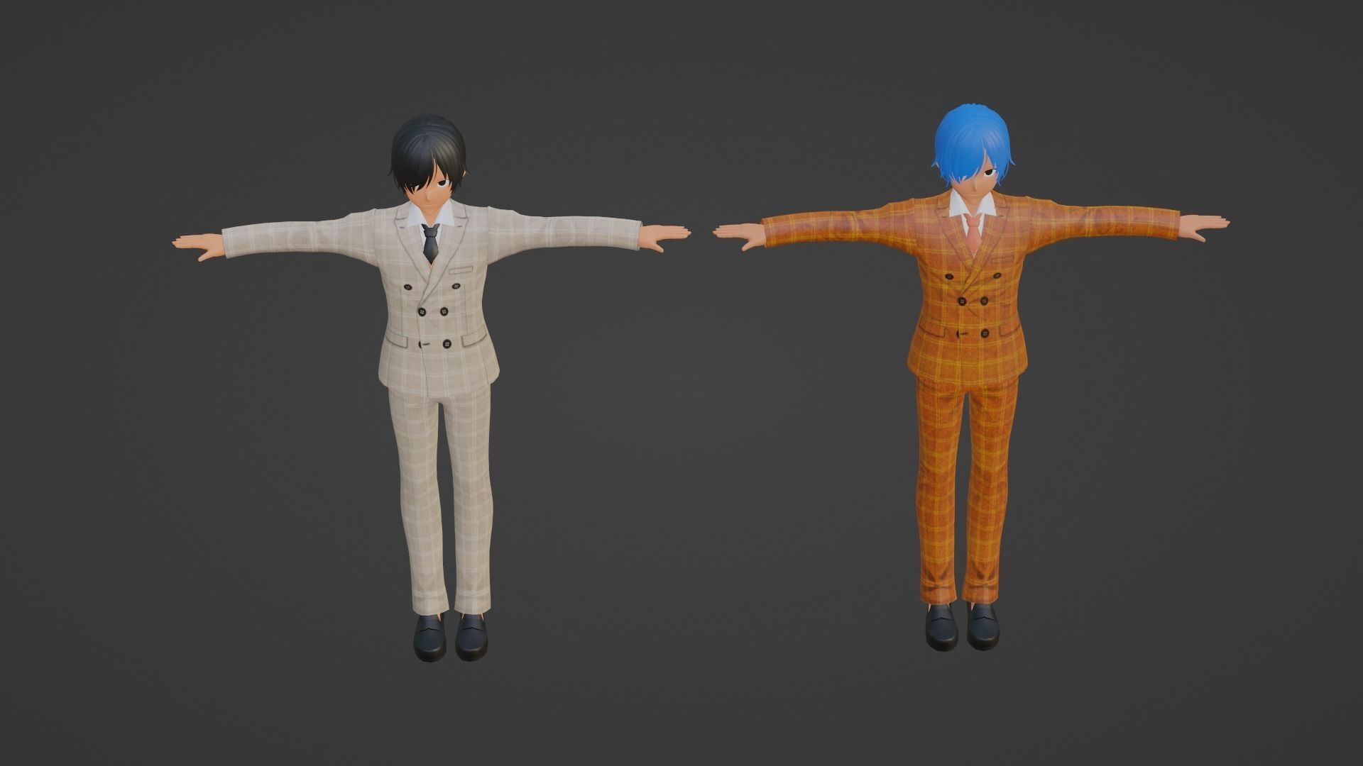 Kim Seok-Jin - RM - BTS Low-poly 3D model_1