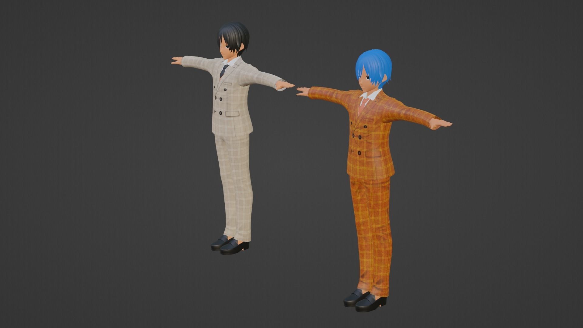 Kim Seok-Jin - RM - BTS Low-poly 3D model_3