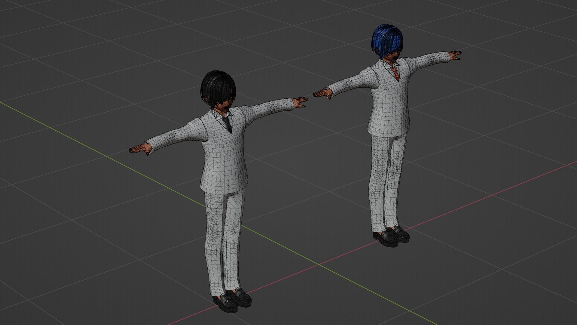 Kim Seok-Jin - RM - BTS Low-poly 3D model_7