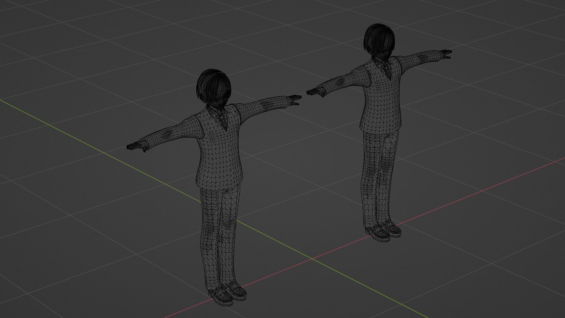 Kim Seok-Jin - RM - BTS Low-poly 3D model_9