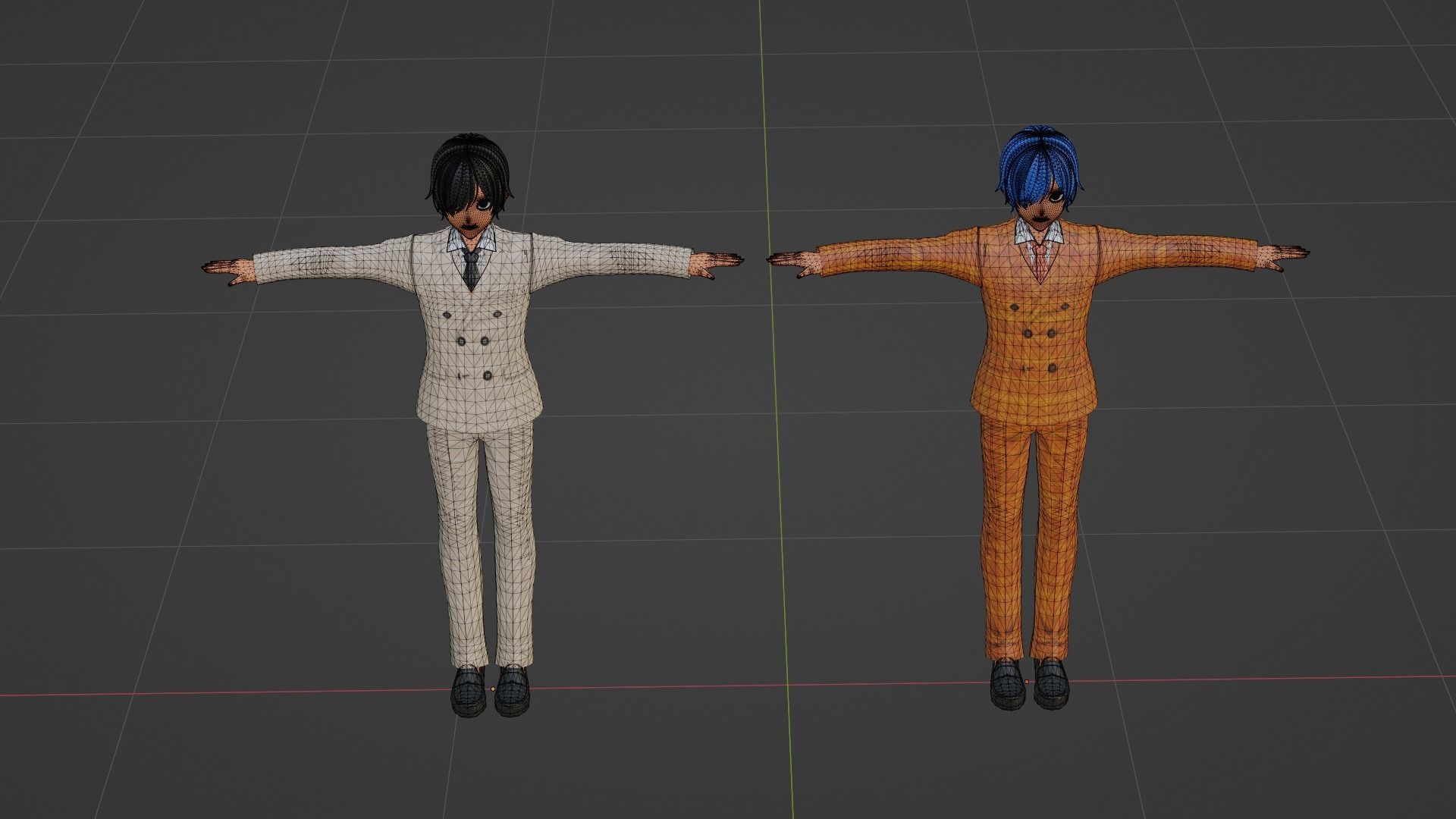 Kim Seok-Jin - RM - BTS Low-poly 3D model_8