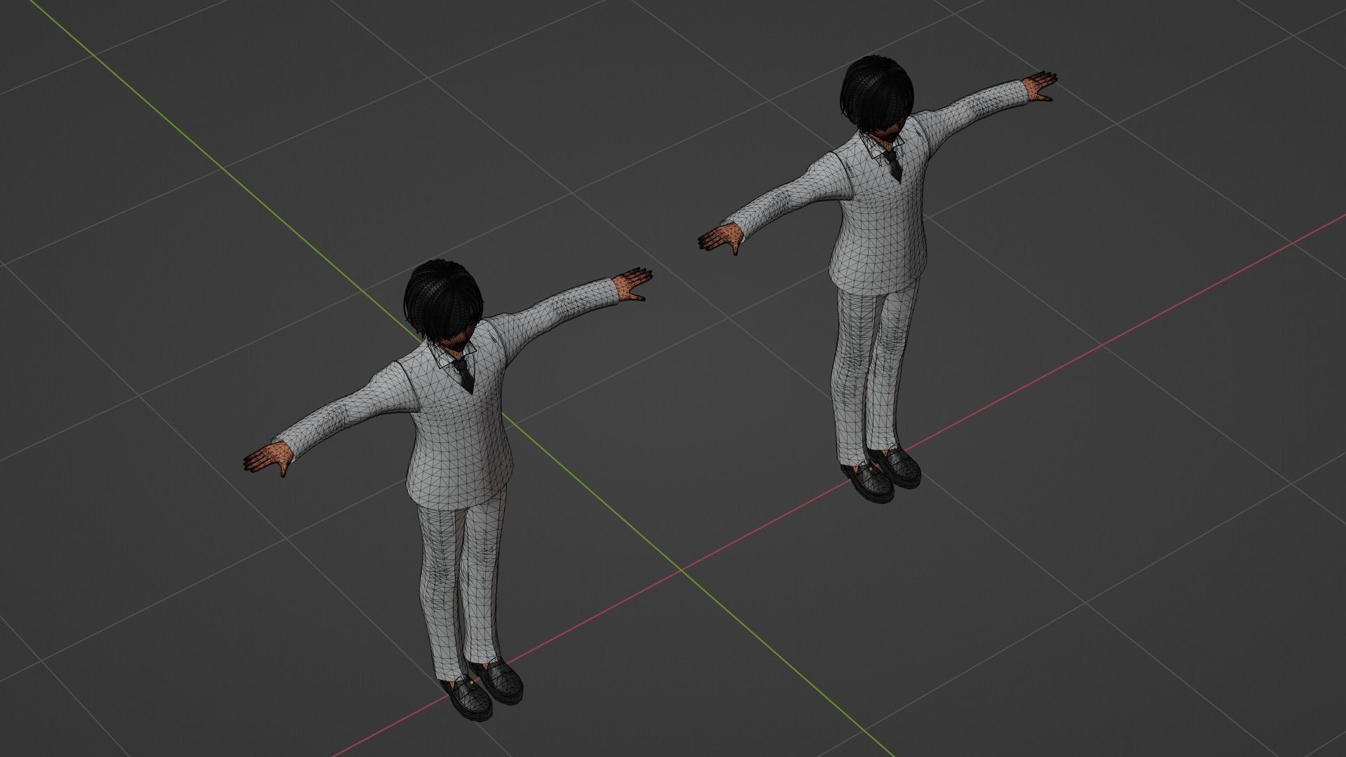 Kim Seok-Jin - Suga- BTS Low-poly 3D model_8