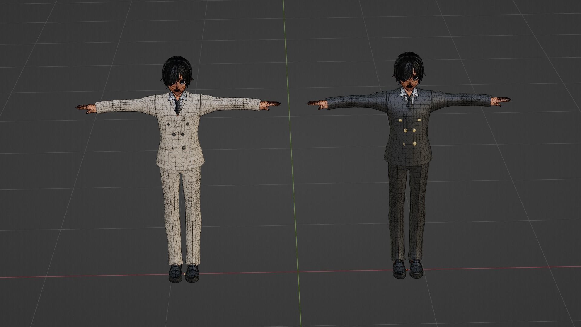 Kim Seok-Jin - Suga- BTS Low-poly 3D model_7