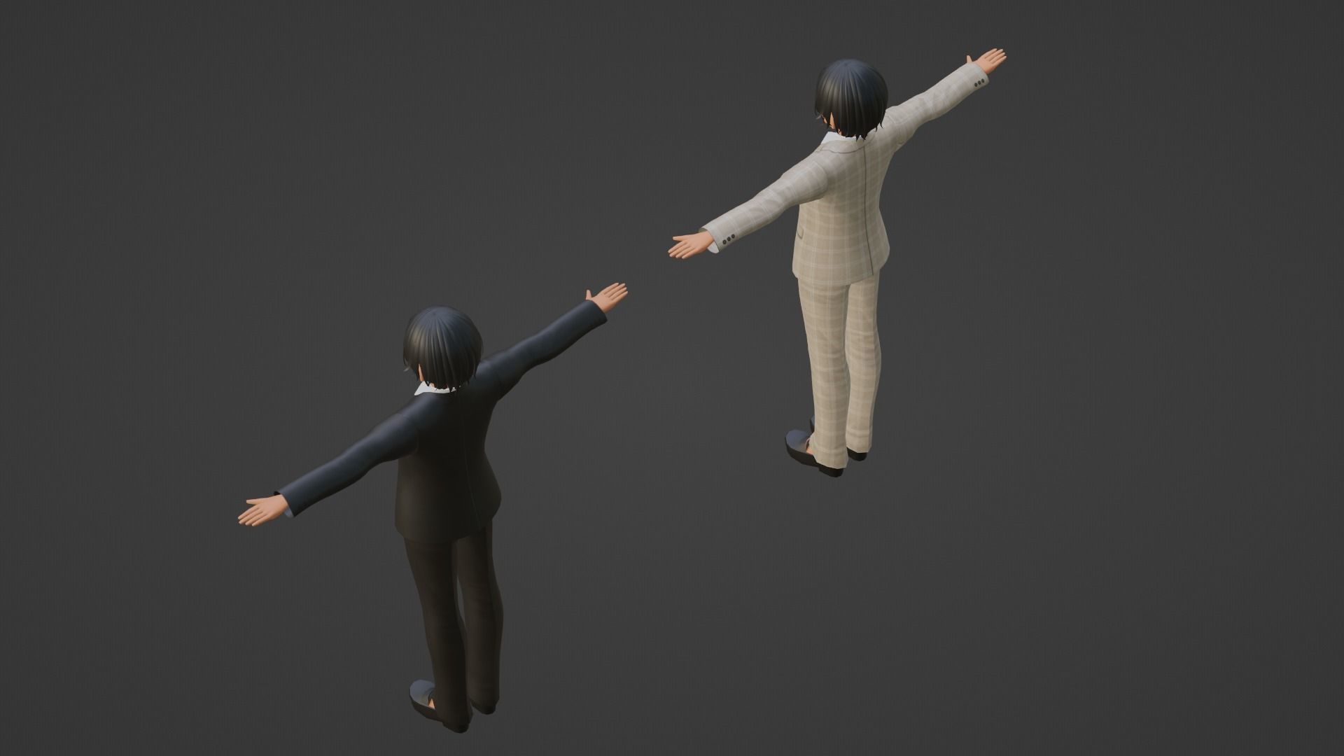 Kim Seok-Jin - Suga- BTS Low-poly 3D model_3