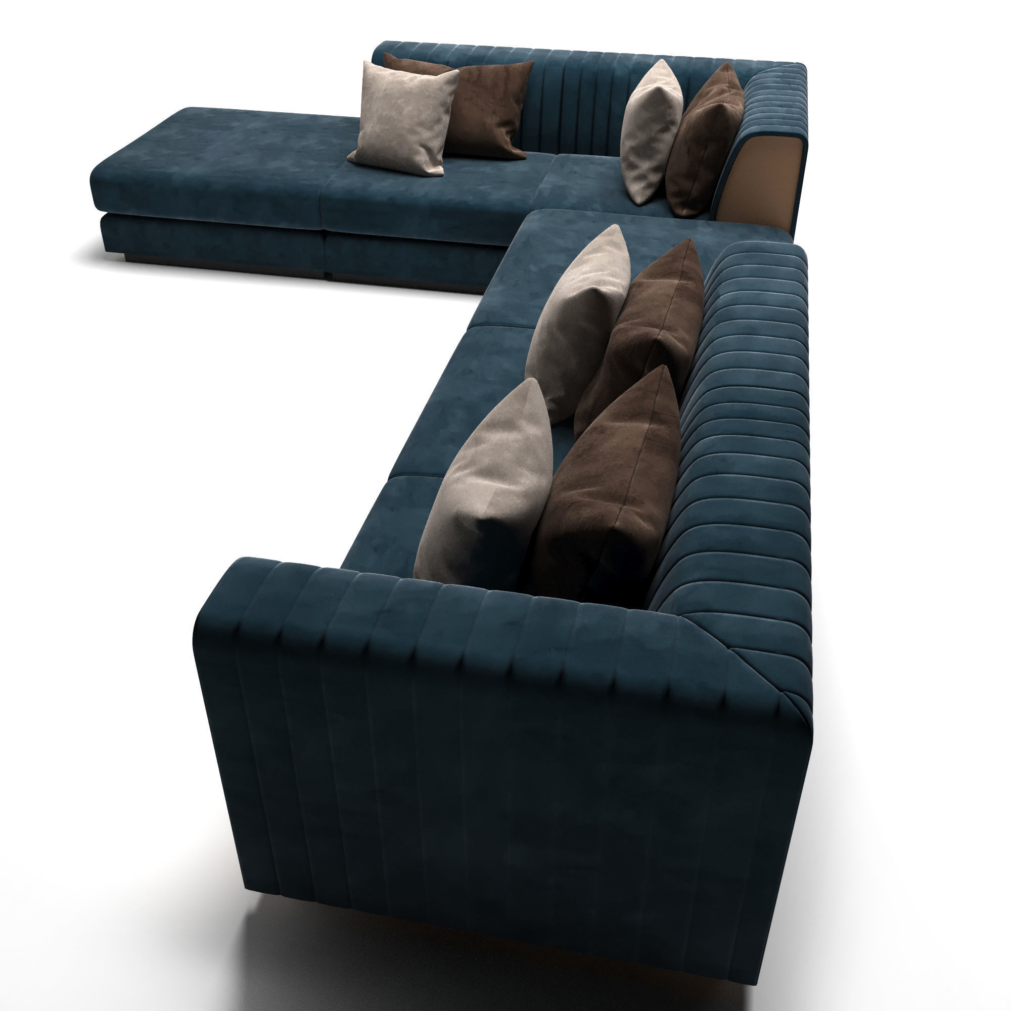 Laskasas Harry Modular Sofa 3D model_5