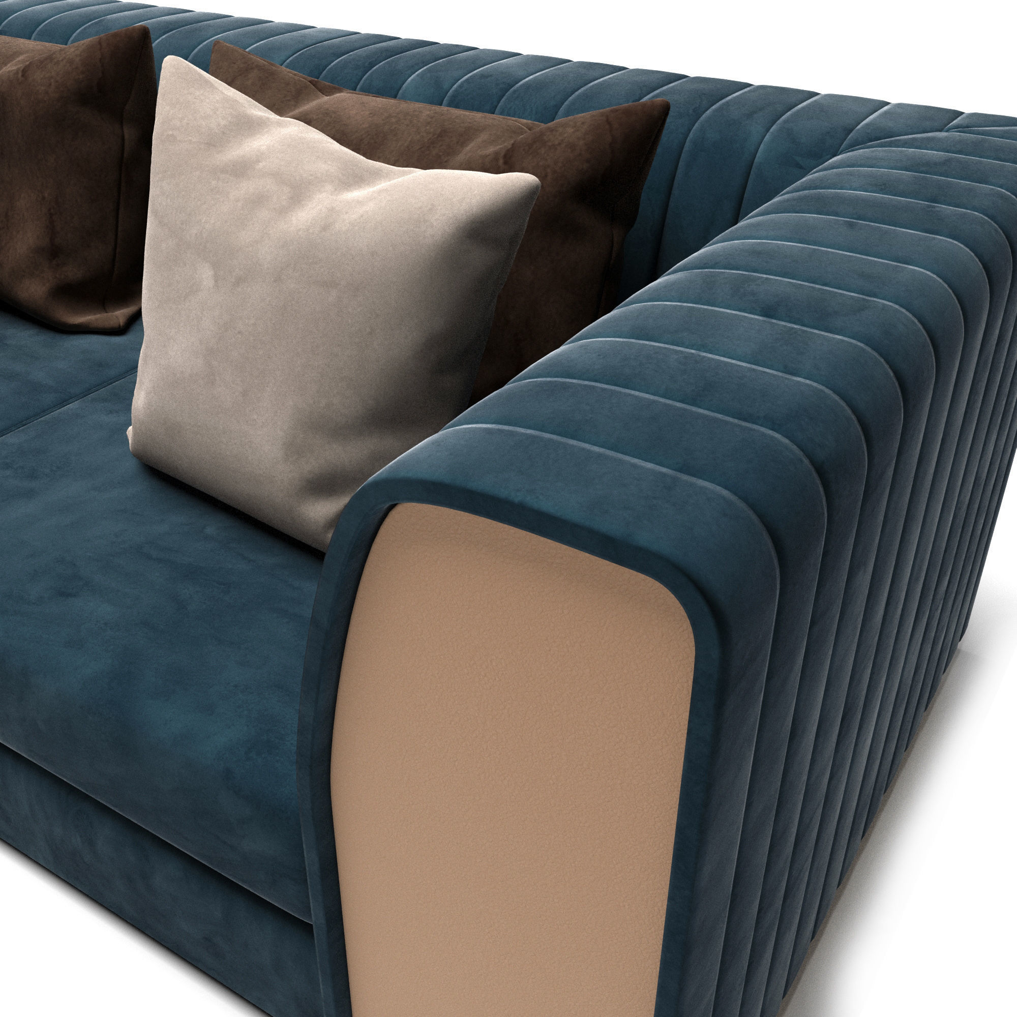 Laskasas Harry Modular Sofa 3D model_6