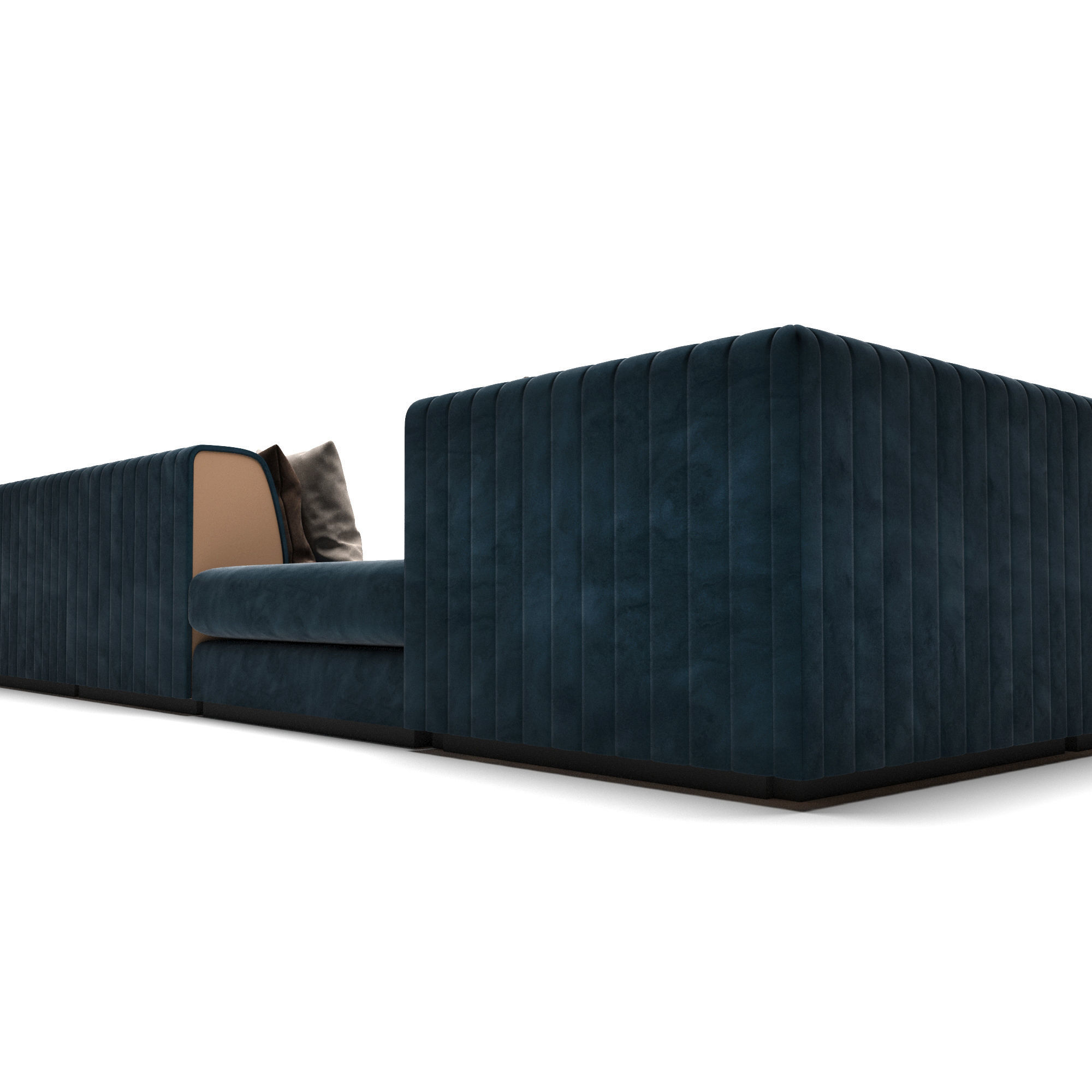 Laskasas Harry Modular Sofa 3D model_3