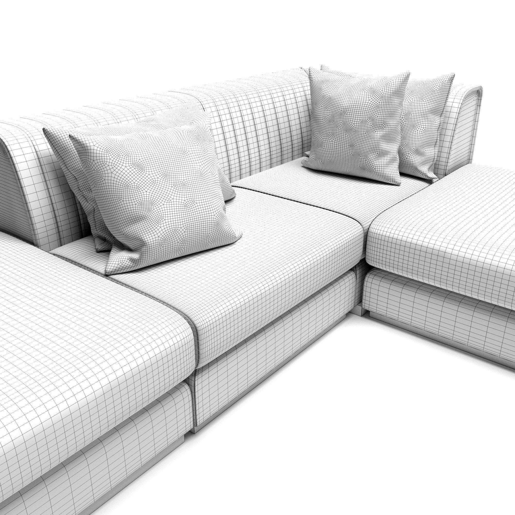 Laskasas Harry Modular Sofa 3D model_7