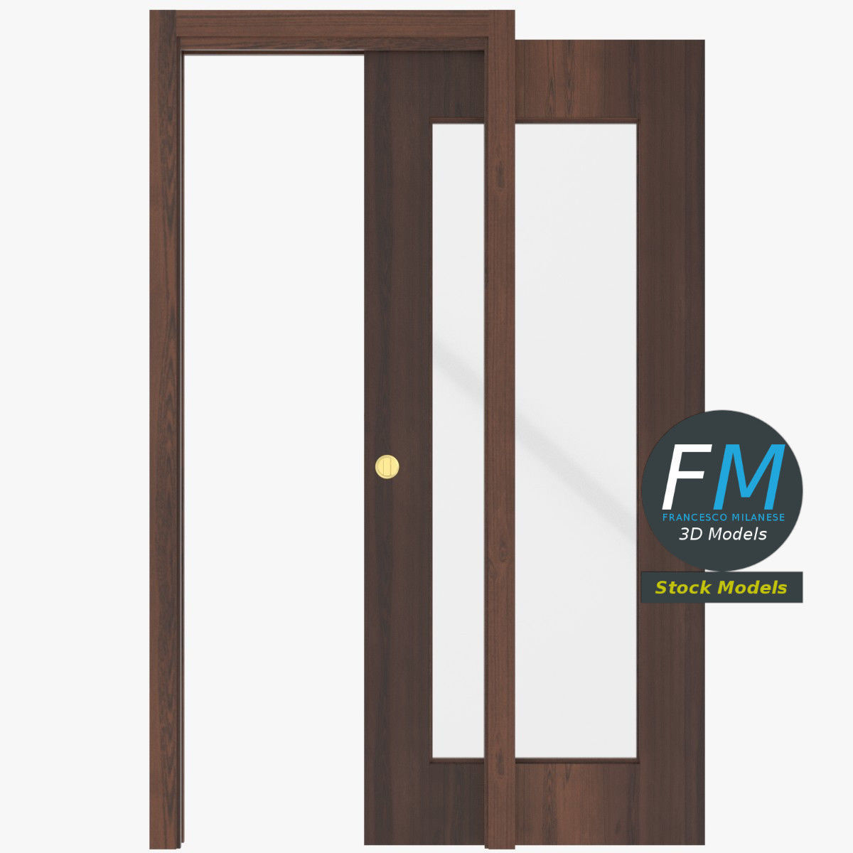 Sliding glass door 1 3D model_6