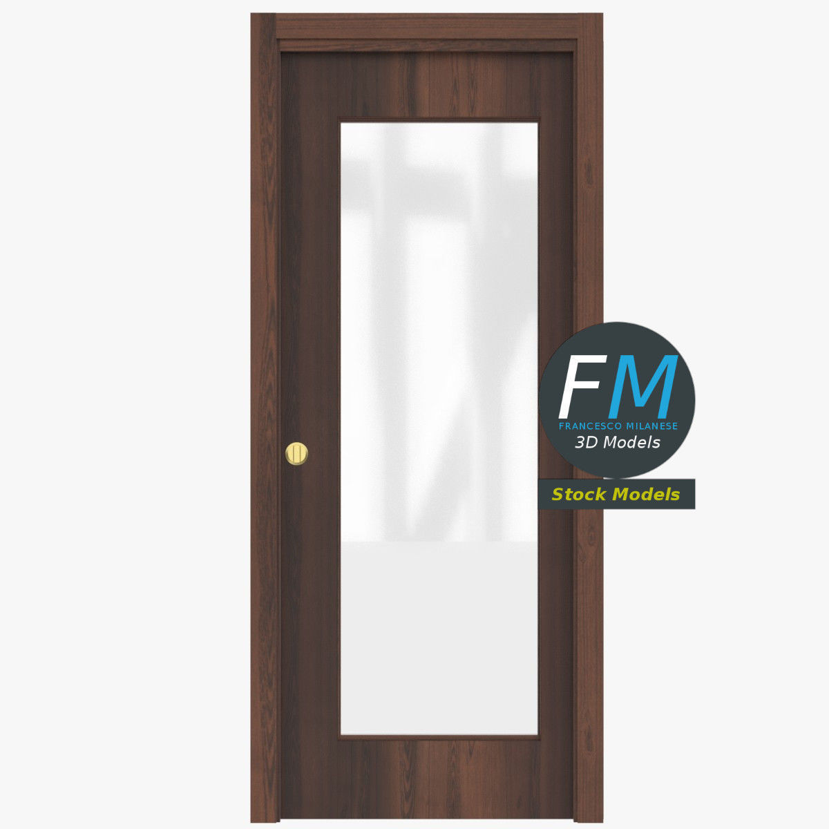 Sliding glass door 1 3D model_3