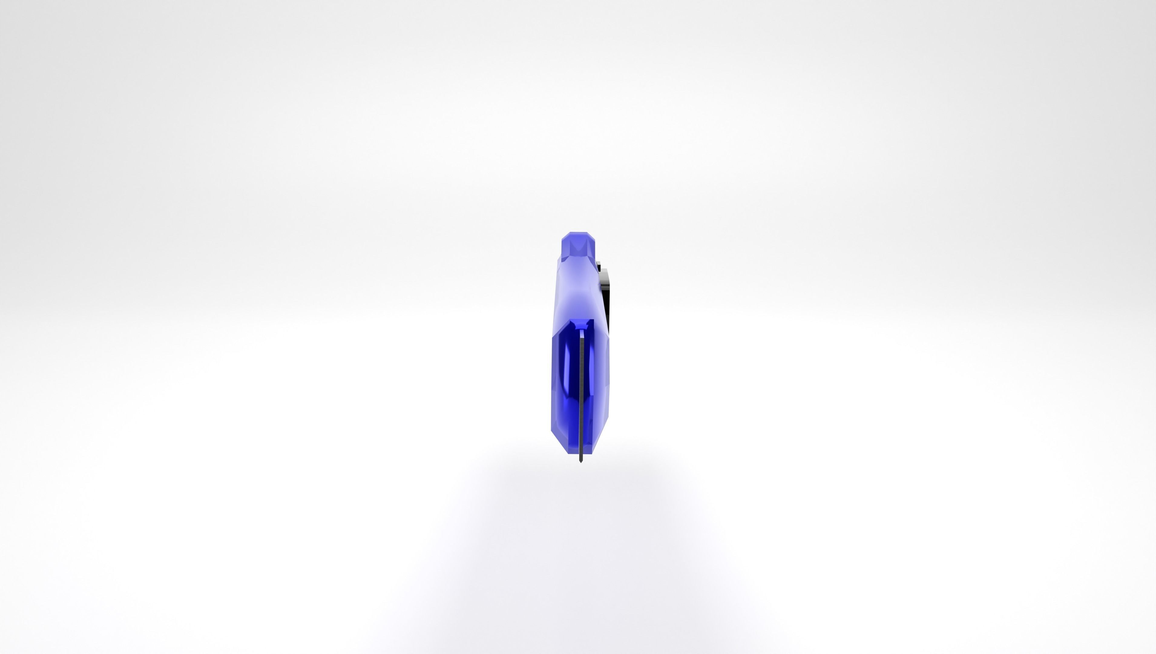 Low Poly - Carpet Knife Low-poly 3D model_2