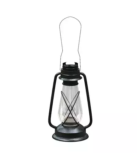 Petromax light Low-poly 3D model