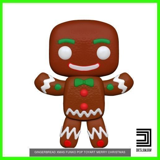 Merry Christmas Xmas Kit Bundle Pack Funko Pop 3D Model Collection_1