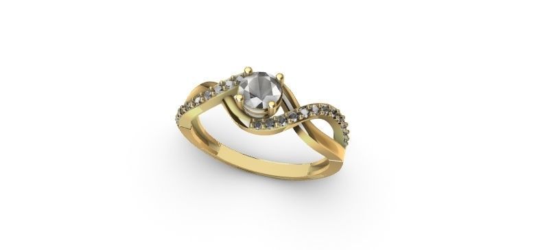 Fashion Ring 3D print model_1
