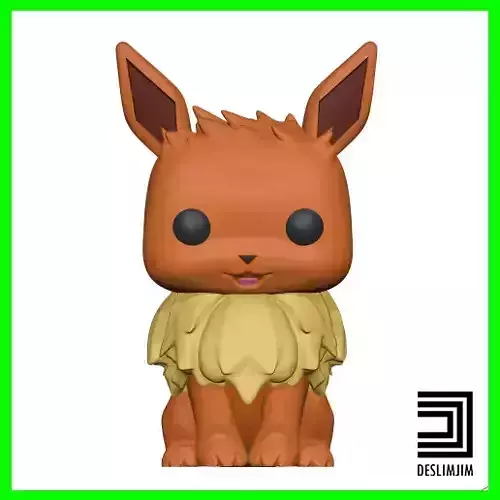 Eve Pokemon Nintendo Pokeball Funko Pop 3D print model
