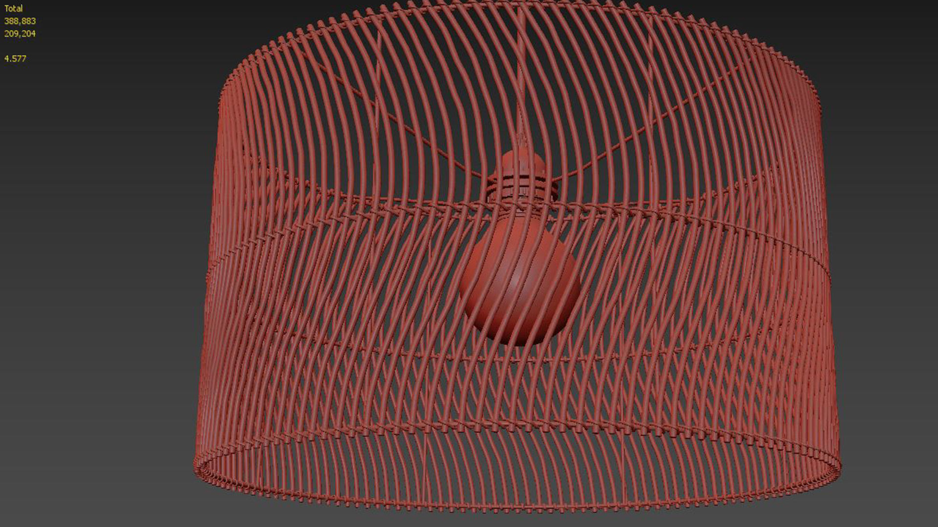 Java Lamp Shade 3D model_5
