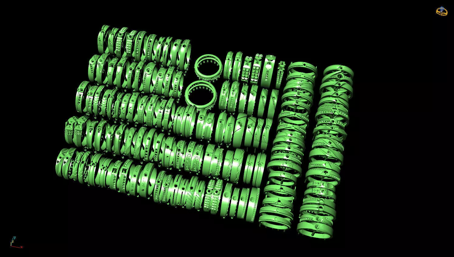 wedding ring 3D print model