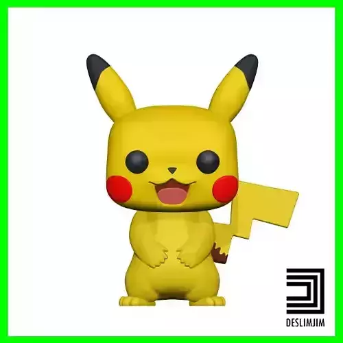 Pikachu Pokemon Nintendo Pokeball Funko Pop  3D print model