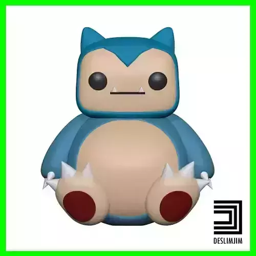 Snorlax Pokemon Nintendo Pokeball Funko Pop 3D print model