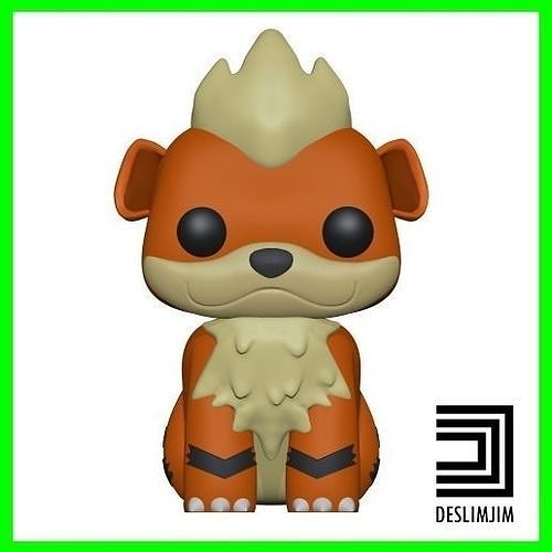 Growlithe Pokemon Nintendo Pokeball Funko Pop 3D print model