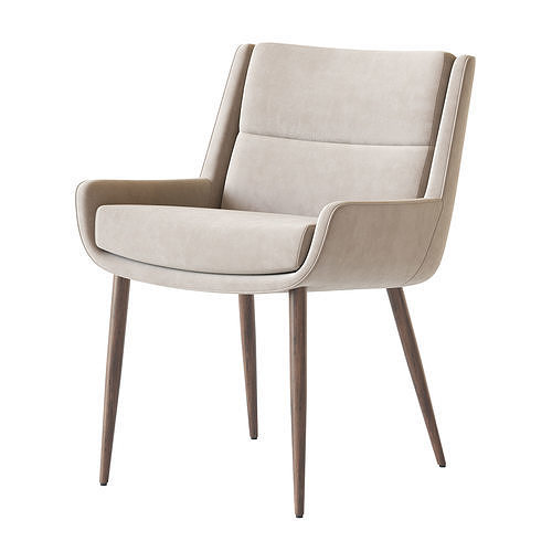 Naughtone Hush chair 3D model 3