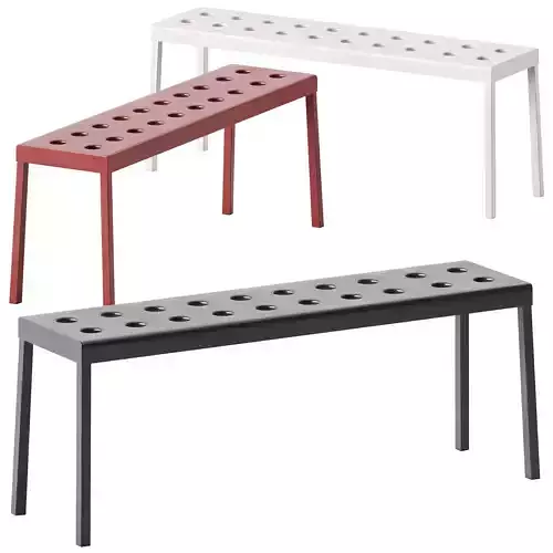 Outdoor Balcony Bench by Hay