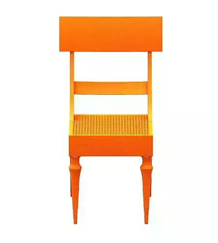 Armchair chair with seat and legs Low-poly 3D model