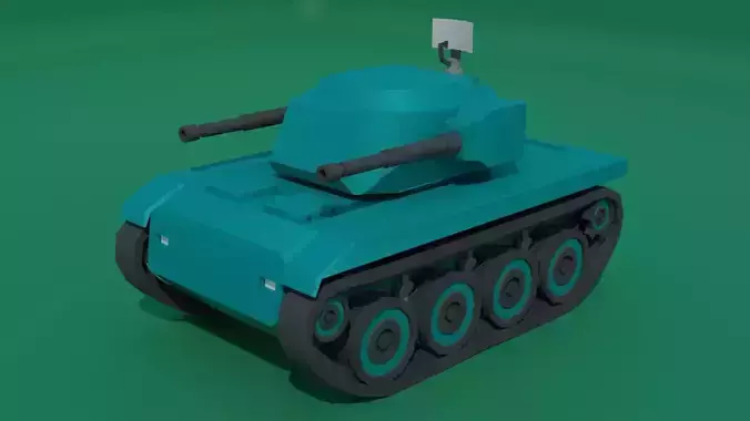 Simple Stylized Self-propelled anti-aircraft
