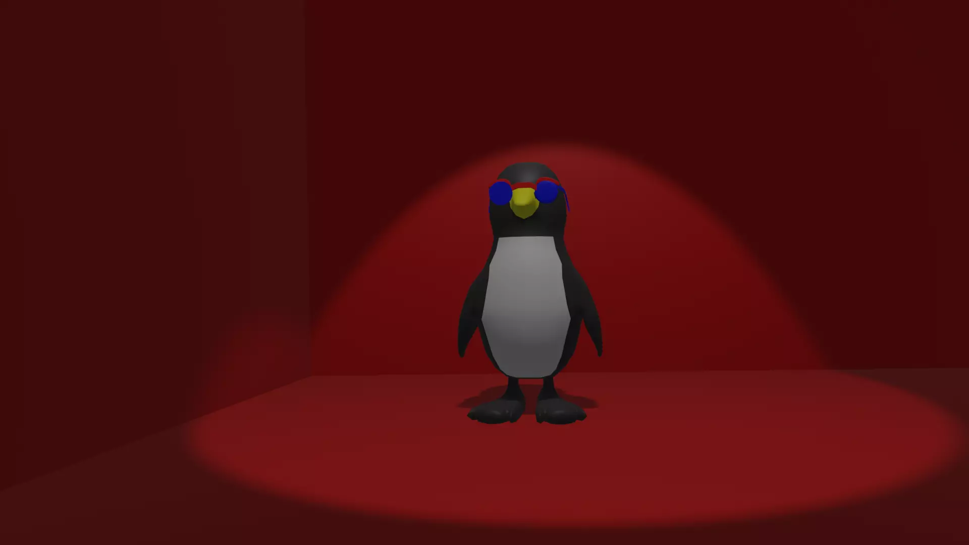 penguin Free low-poly 3D model