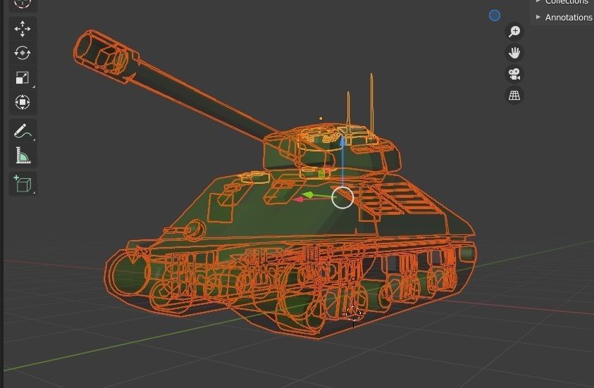 My Sherman Tank 3D model_3