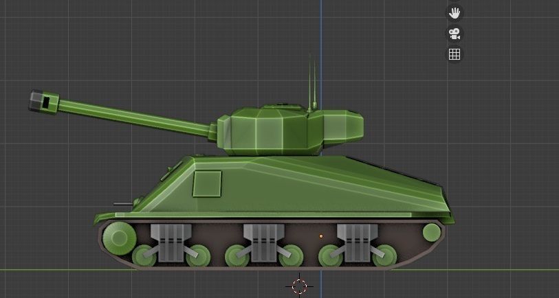 My Sherman Tank 3D model_9