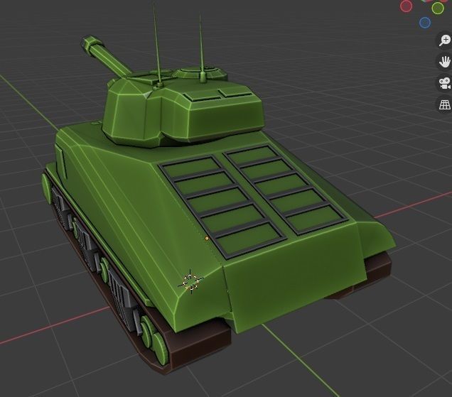 My Sherman Tank 3D model_5