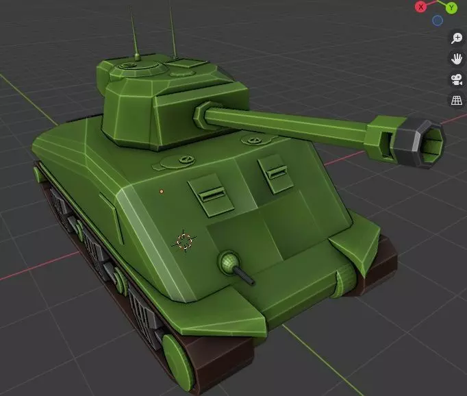 My Sherman Tank 3D model_0