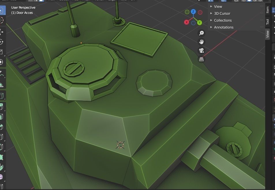 My Sherman Tank 3D model_1