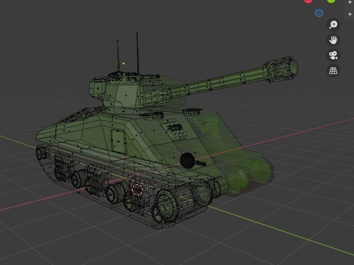 My Sherman Tank 3D model_4
