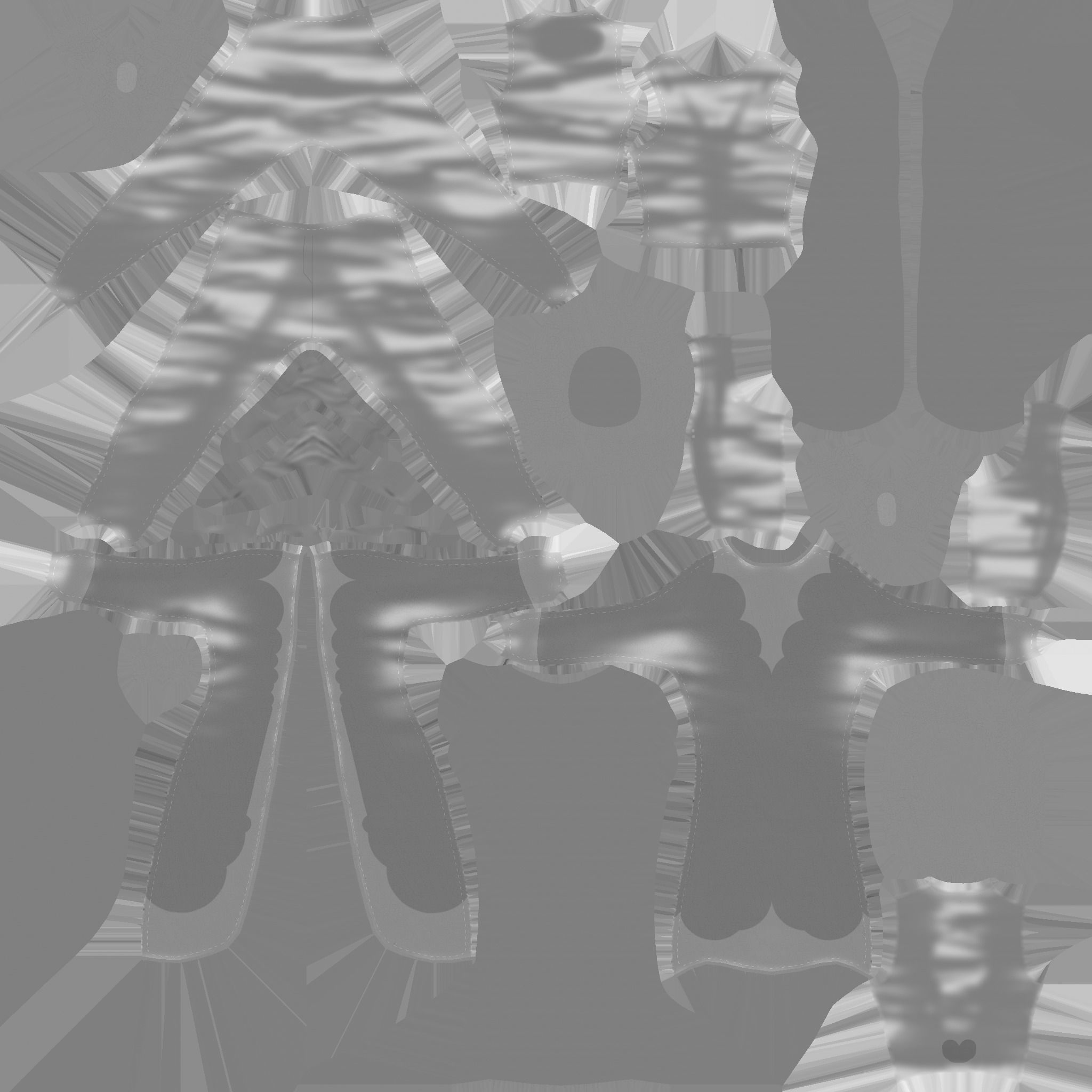 Cowboy Outfit A05 - Character Fashion Design Low-poly 3D model_23
