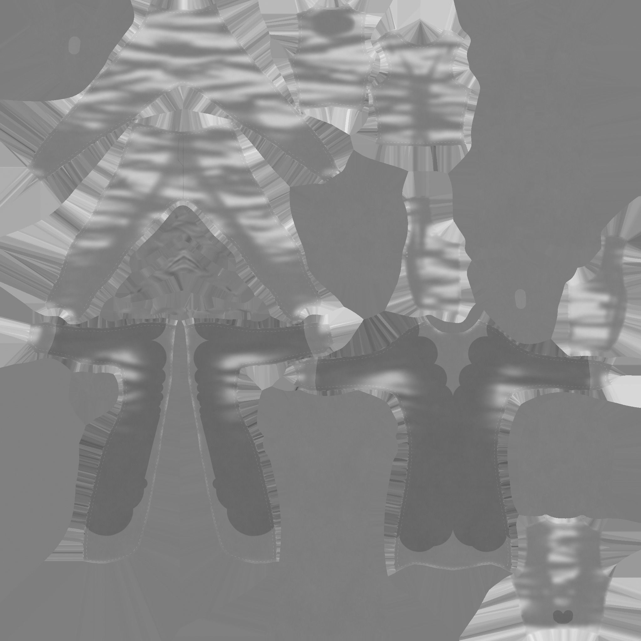 Cowboy Outfit A06 - Character Fashion Design Low-poly 3D model_18