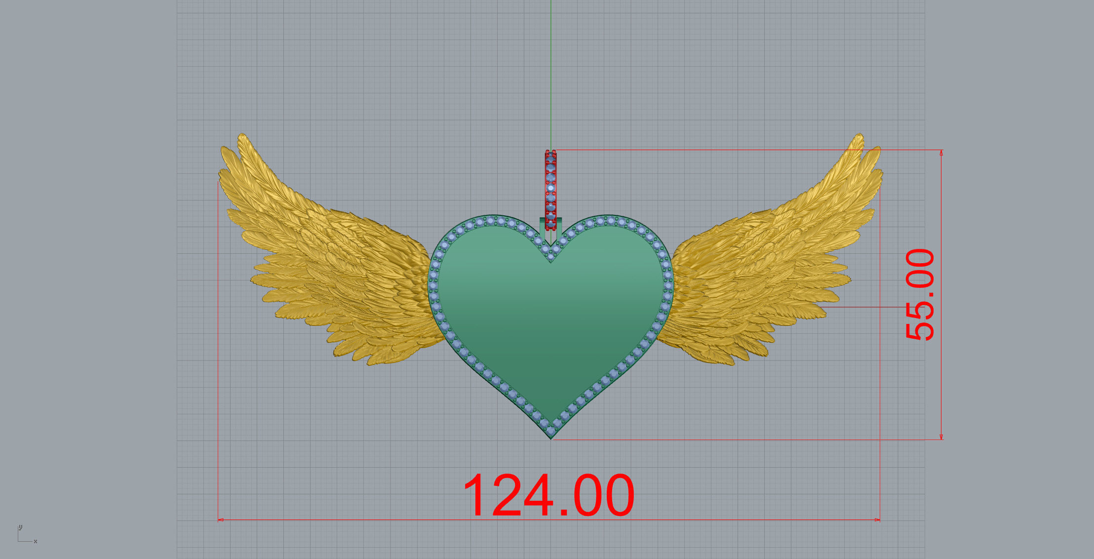 Heart Frame Big Size 2 Options 3D print model_17