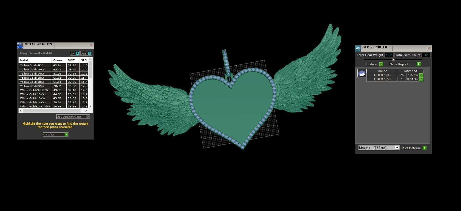 Heart Frame Big Size 2 Options 3D print model_12