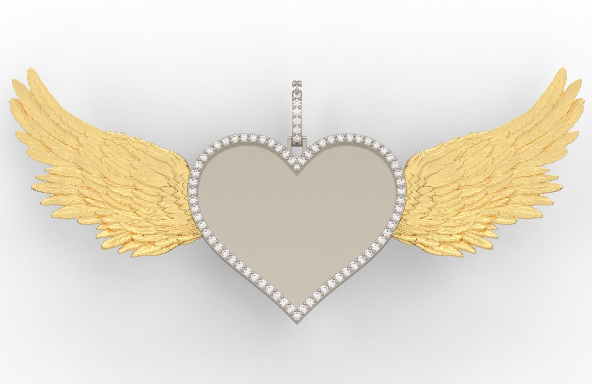 Heart Frame Big Size 2 Options 3D print model_4