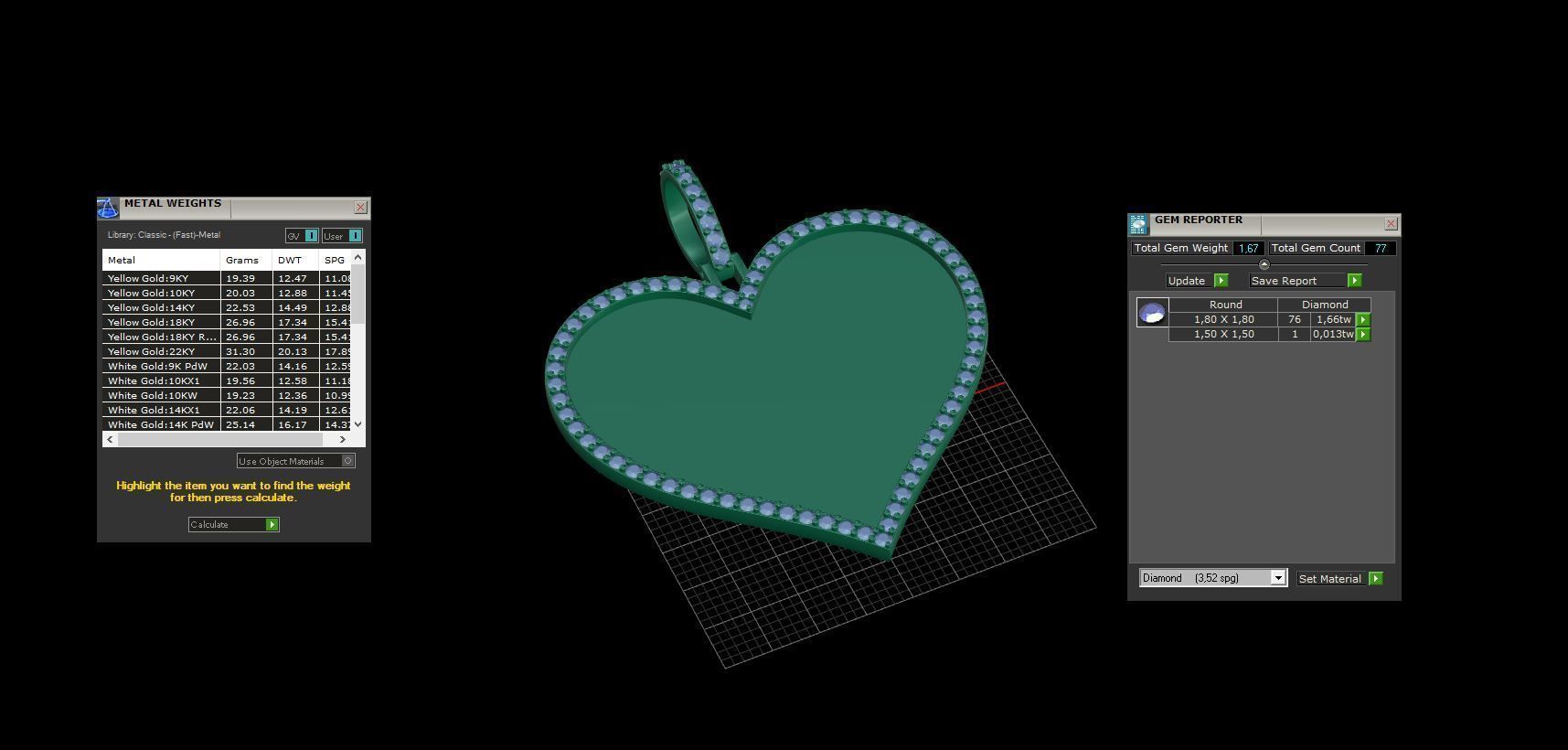 Heart Frame Big Size 2 Options 3D print model_14