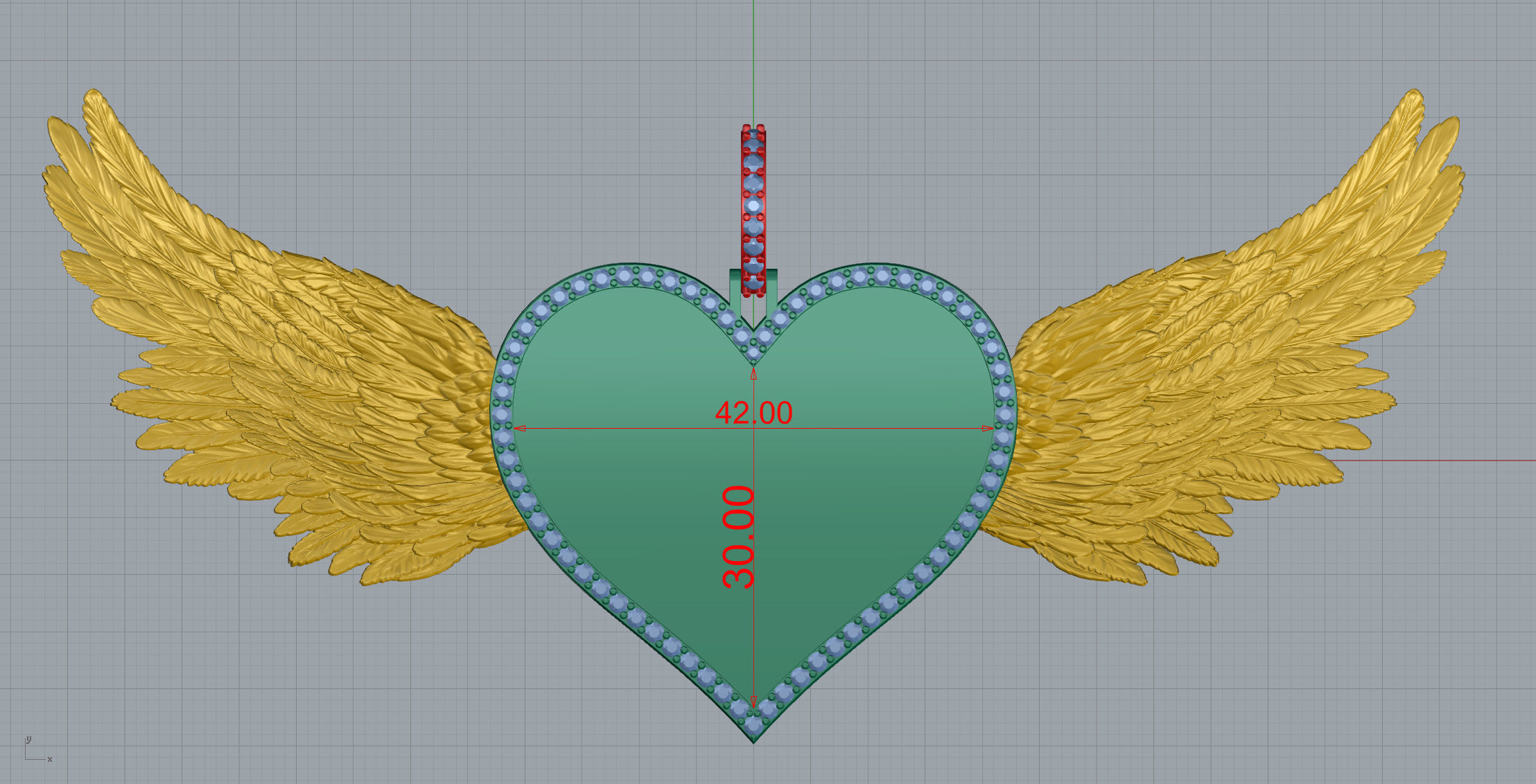 Heart Frame Big Size 2 Options 3D print model_18
