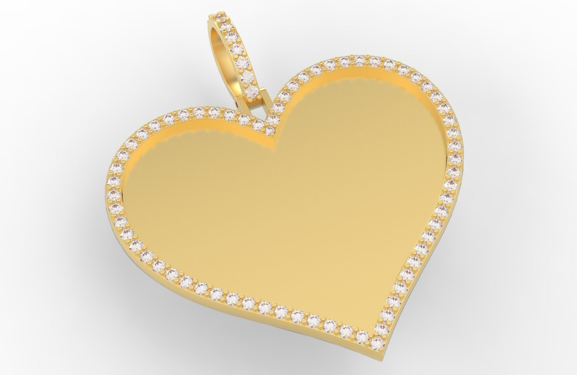 Heart Frame Big Size 2 Options 3D print model_6